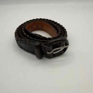Brighton Women's Black Weave Belt‎ 1" Wide 42" Total Length